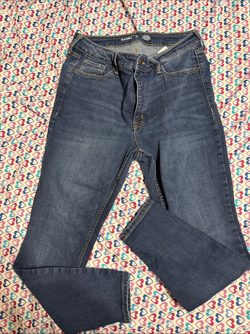 Old Navy Women's Dark Blue Skinny Jeans